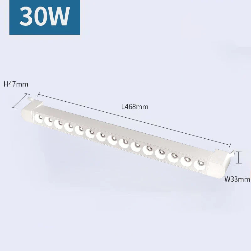 3-Wire LED Track Light - Ceiling Spot Lamp for Clothing Shops