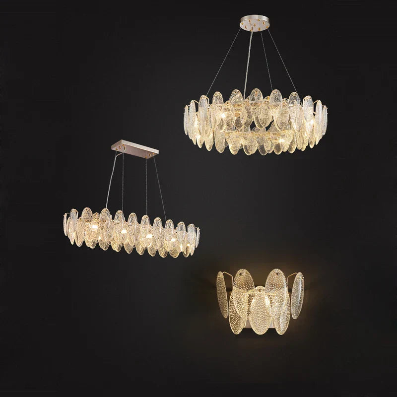 Luxurious Crystal Chandelier for Living Rooms and Master Bedrooms - Nordic Postmodern Minimalist Elegance