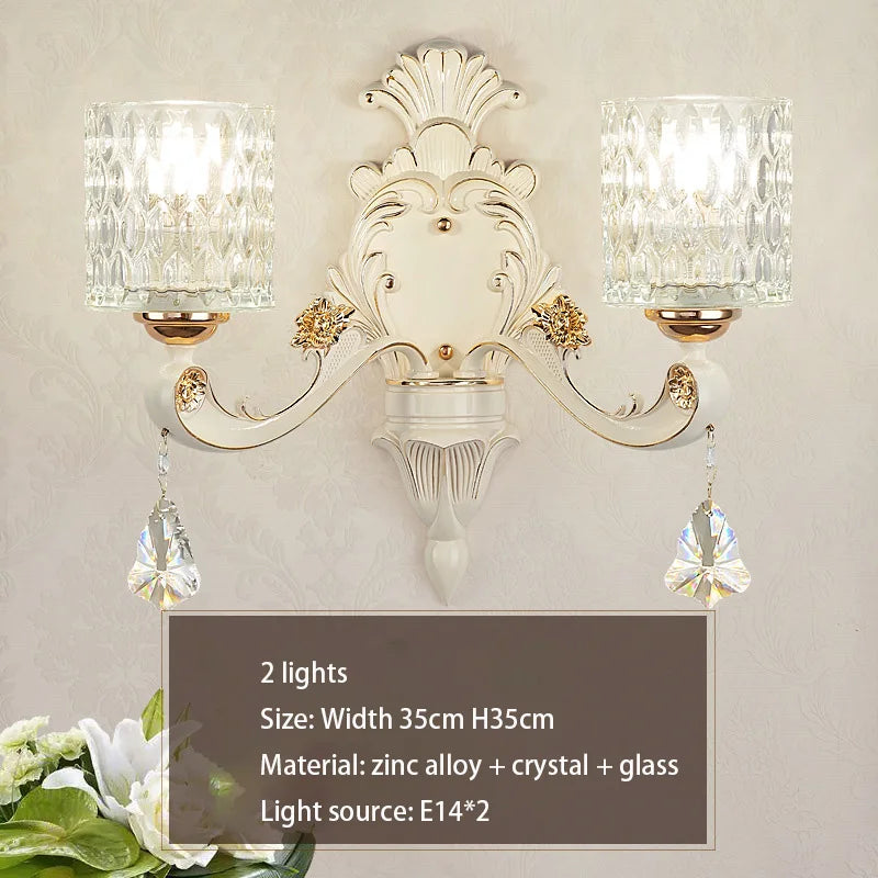 Elegant European Style Crystal Chandelier - A Light Luxury Atmosphere Fixture for Living Rooms, Bedrooms, Dining Areas, and Villas