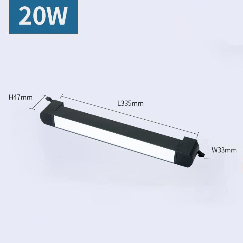 3-Wire LED Track Light - Ceiling Spot Lamp for Clothing Shops