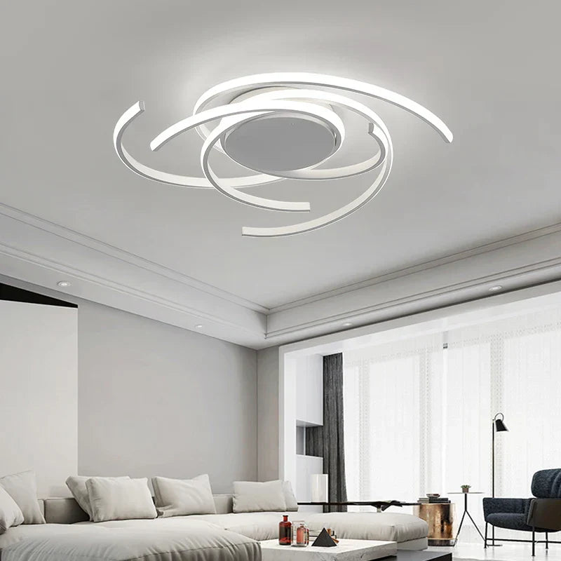 New LED Chandelier - Ideal for Living Room and Bedroom - Modern LED Ceiling Chandelier Lamp - Elegant Lighting Fixture for Home Decor