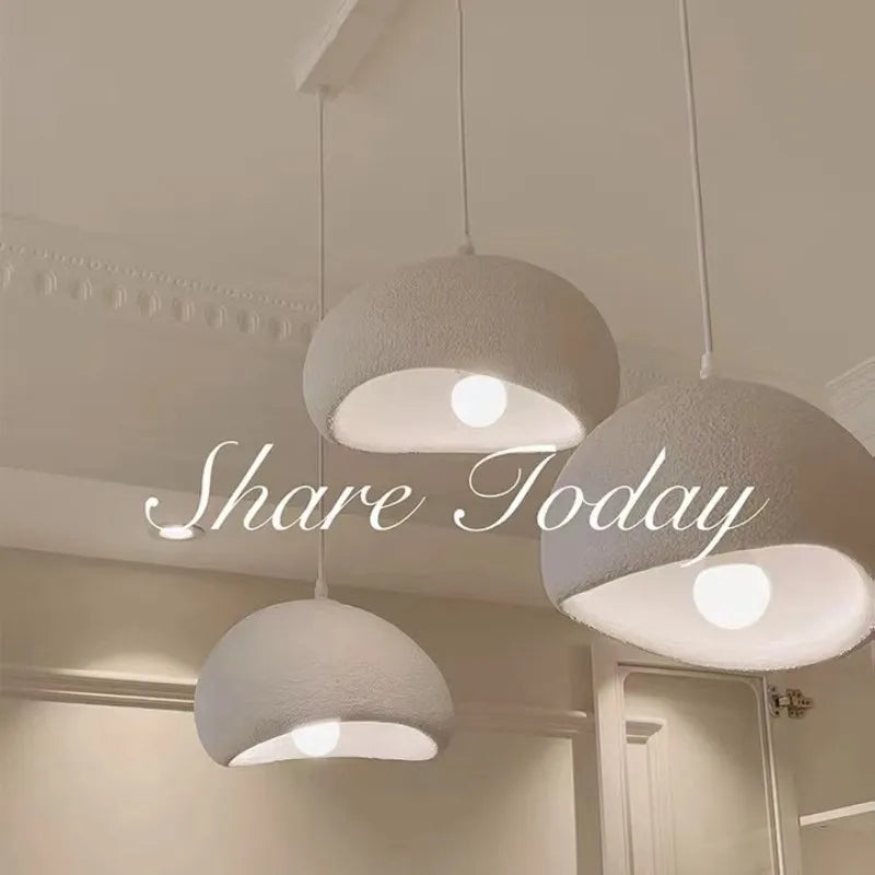 Meera - Minimalist Nordic Wabi Sabi LED Pendant Lights - Stylish Dining Room Lighting Fixture"