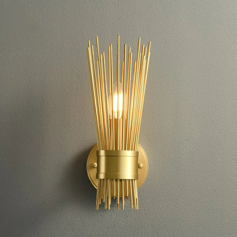Julio's Modern Style Brass Wall Lamp - Elegant Lighting for Your Living Spaces