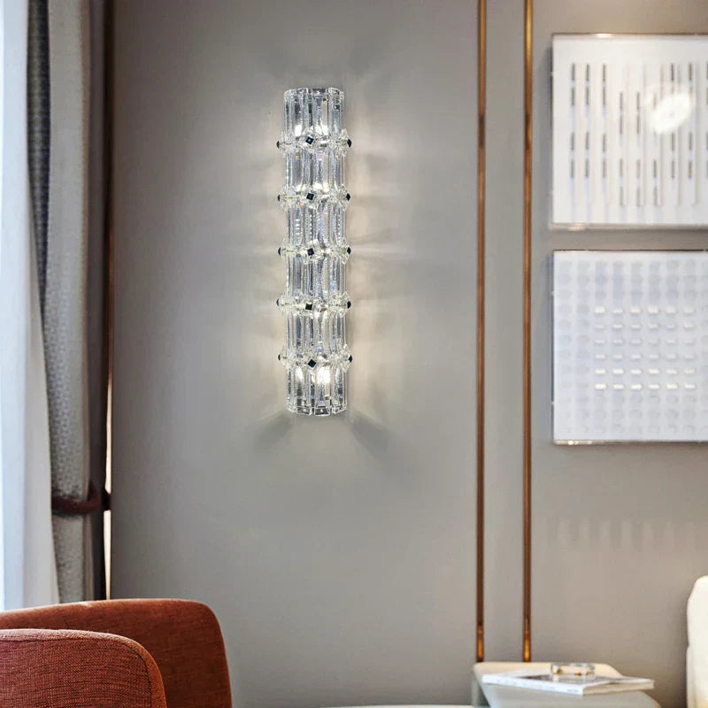 Mila Crystal Wall Lamp - Luxury Living Room and Bedroom Illumination