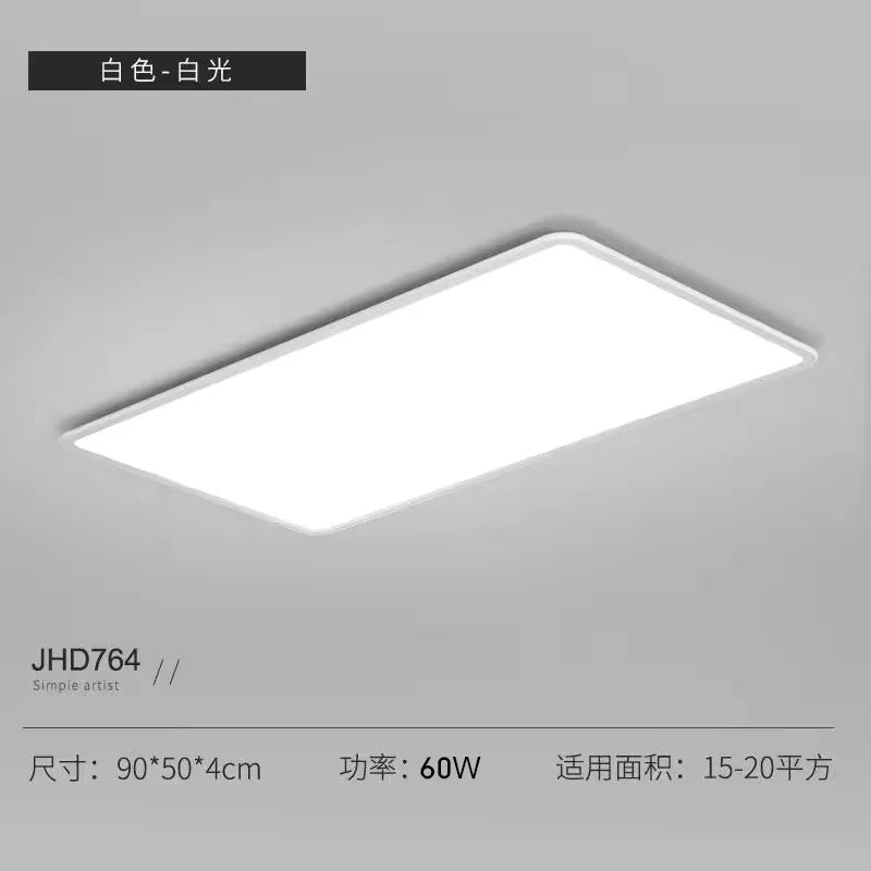 Living Room Ceiling Light - Modern Minimalist Lighting Fixture, Ultra-Thin Nordic Bedroom Light, Indoor Lighting LED Fixture