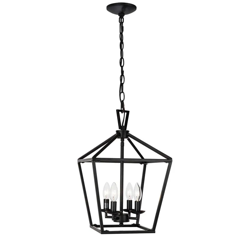 Vintage American Chandelier with Retro Industrial Charm for Restaurant, Bar, and Kitchen Decor