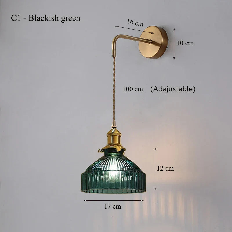 Vintage Nordic Wall Light with Switch - Stylish Lighting for Living Rooms and Bedside Reading