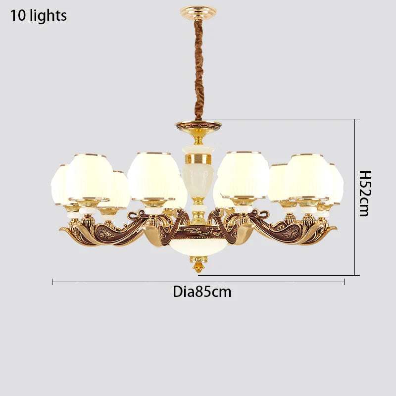 European Style Large Chandelier - Elegance for Living Rooms, Hotels, Villas, and Grand Hallways