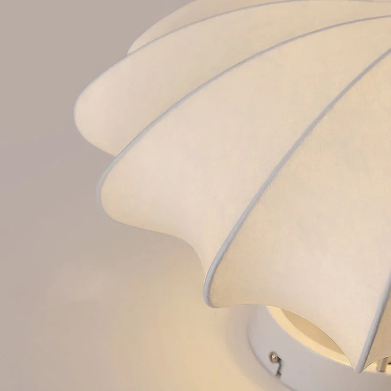 Danish Design LED Ceiling Light - Creative Fabric Chandelier for Elegant Home and Hospitality Decor