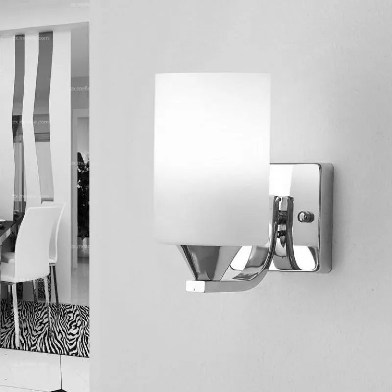 Modern E27 LED Glass Wall Lamp - Stylish Lighting for Your Home