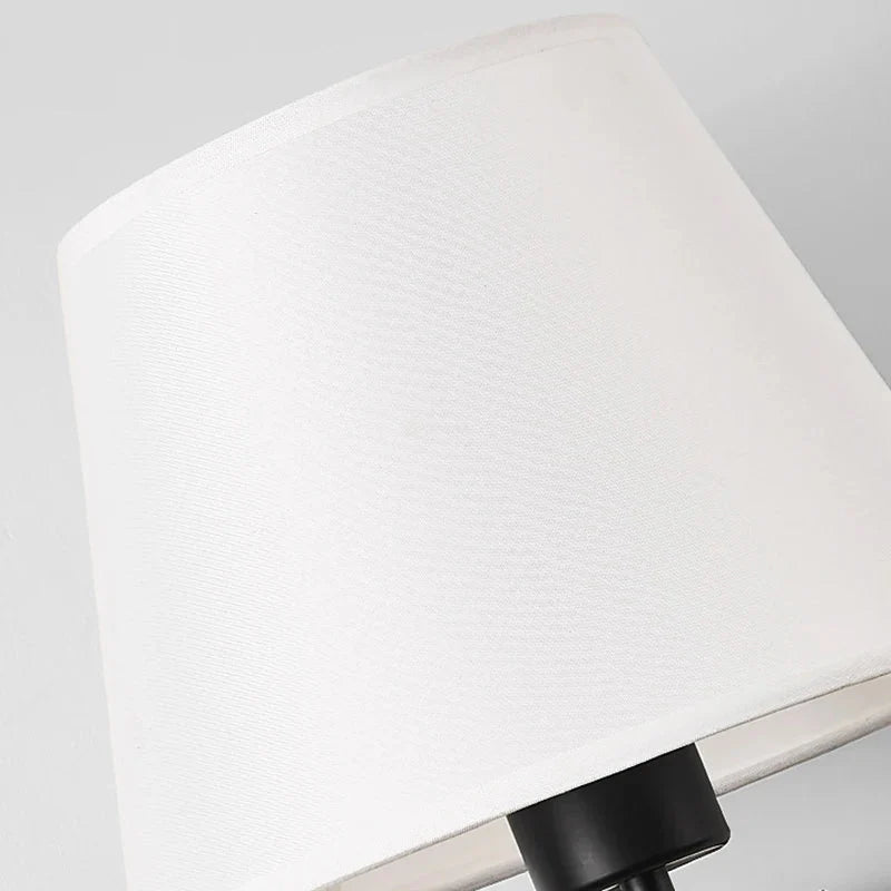 Modern Simple Bedroom Fabric Wall Lamp - LED Wall Light for Corridor, Aisle, Study, Bedside Fixtures - Wall Sconce Lamps AC85-265V