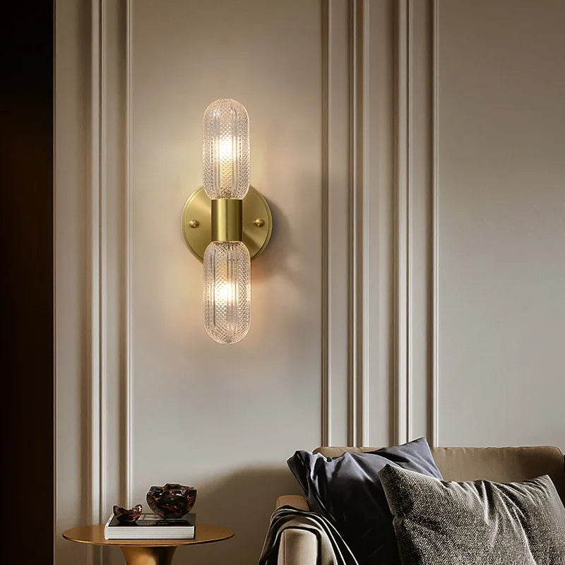Emily's Full Copper Wall Lamp - Modern Home Decoration with Versatile Lighting
