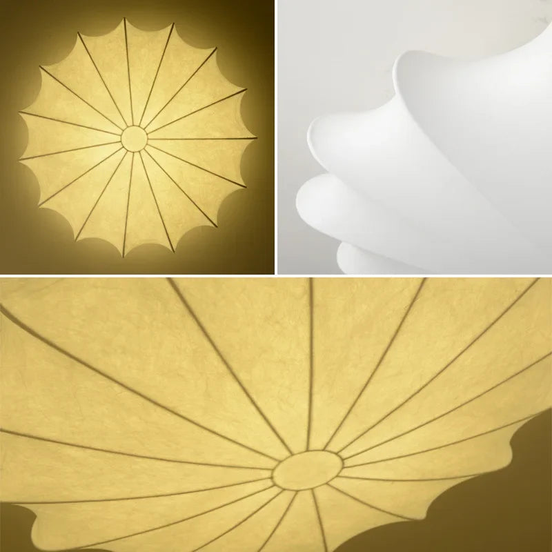 Danish Design LED Ceiling Light - Creative Fabric Chandelier for Elegant Home and Hospitality Decor