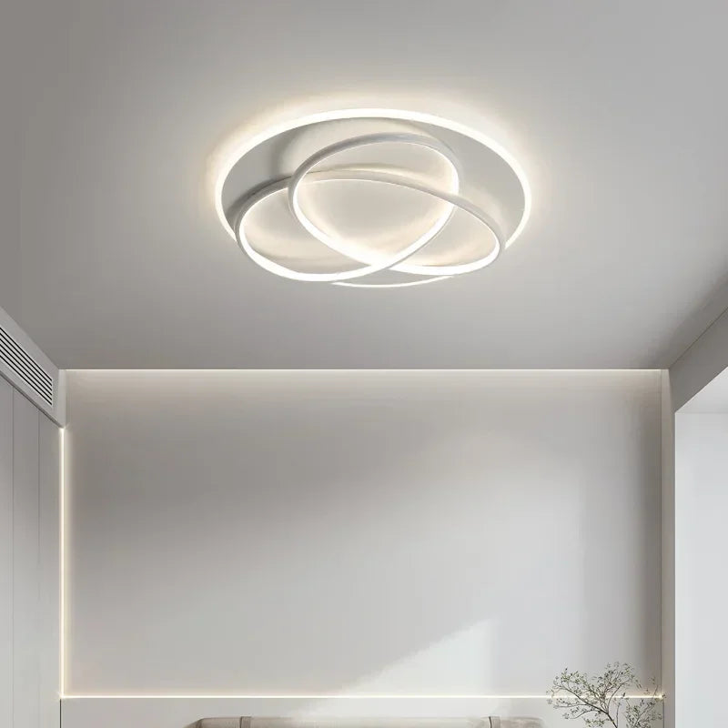 Modern LED Ceiling Lamp - Perfect for Living, Dining Room, Bedroom, Study, Restaurant, Balcony - Stylish Indoor Lighting Fixture Lustre for Home Decoration
