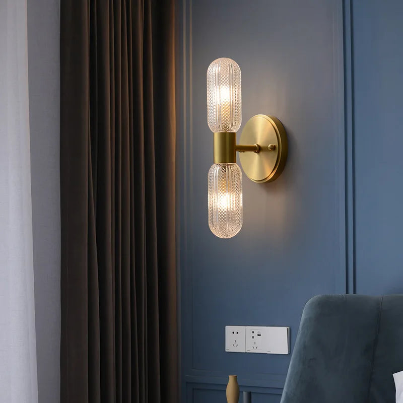 Emily's Full Copper Wall Lamp - Modern Home Decoration with Versatile Lighting