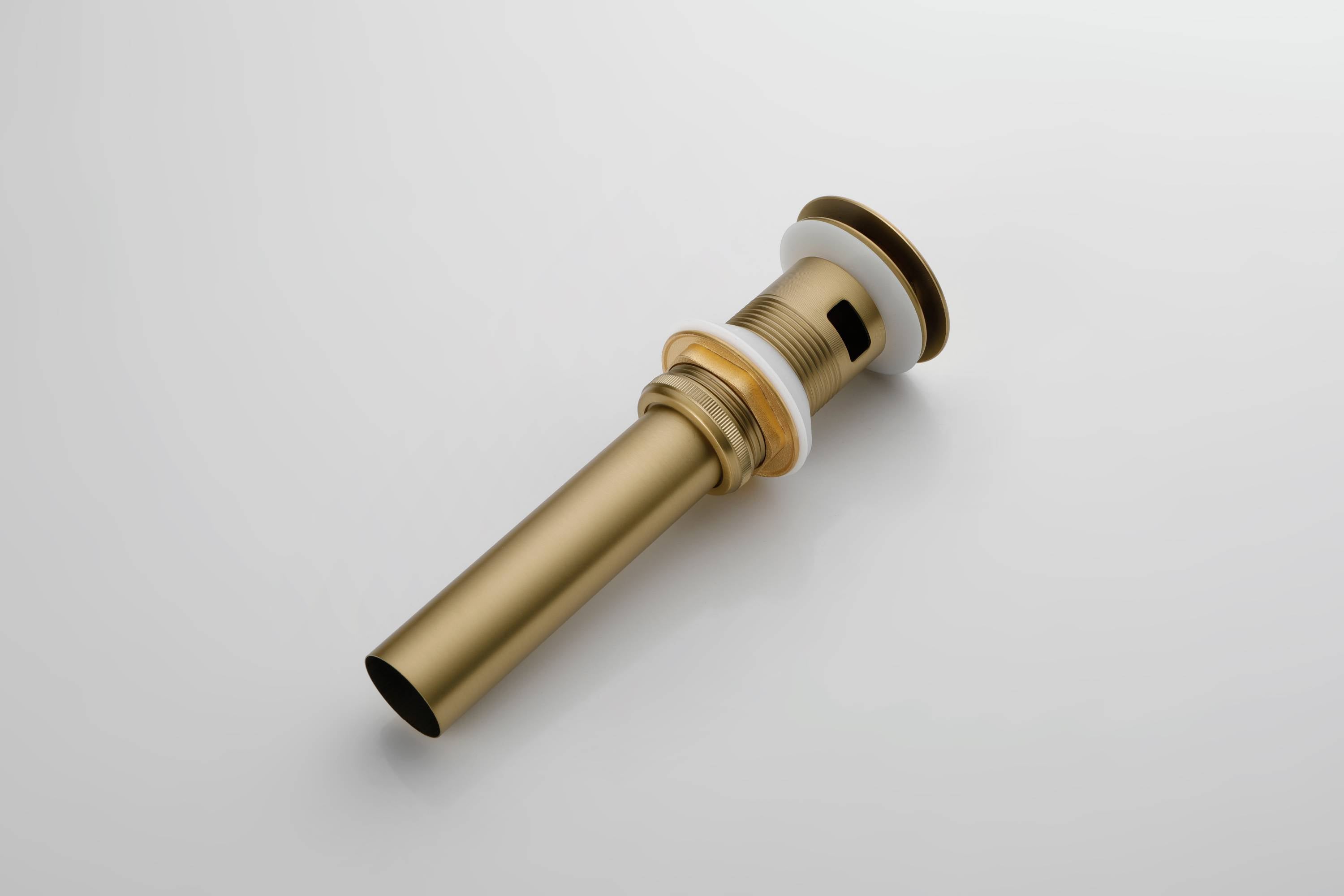 Brushed Gold or matte black or brushed nickel Bathroom Sink Faucet single handle with pop up overflow brass drain