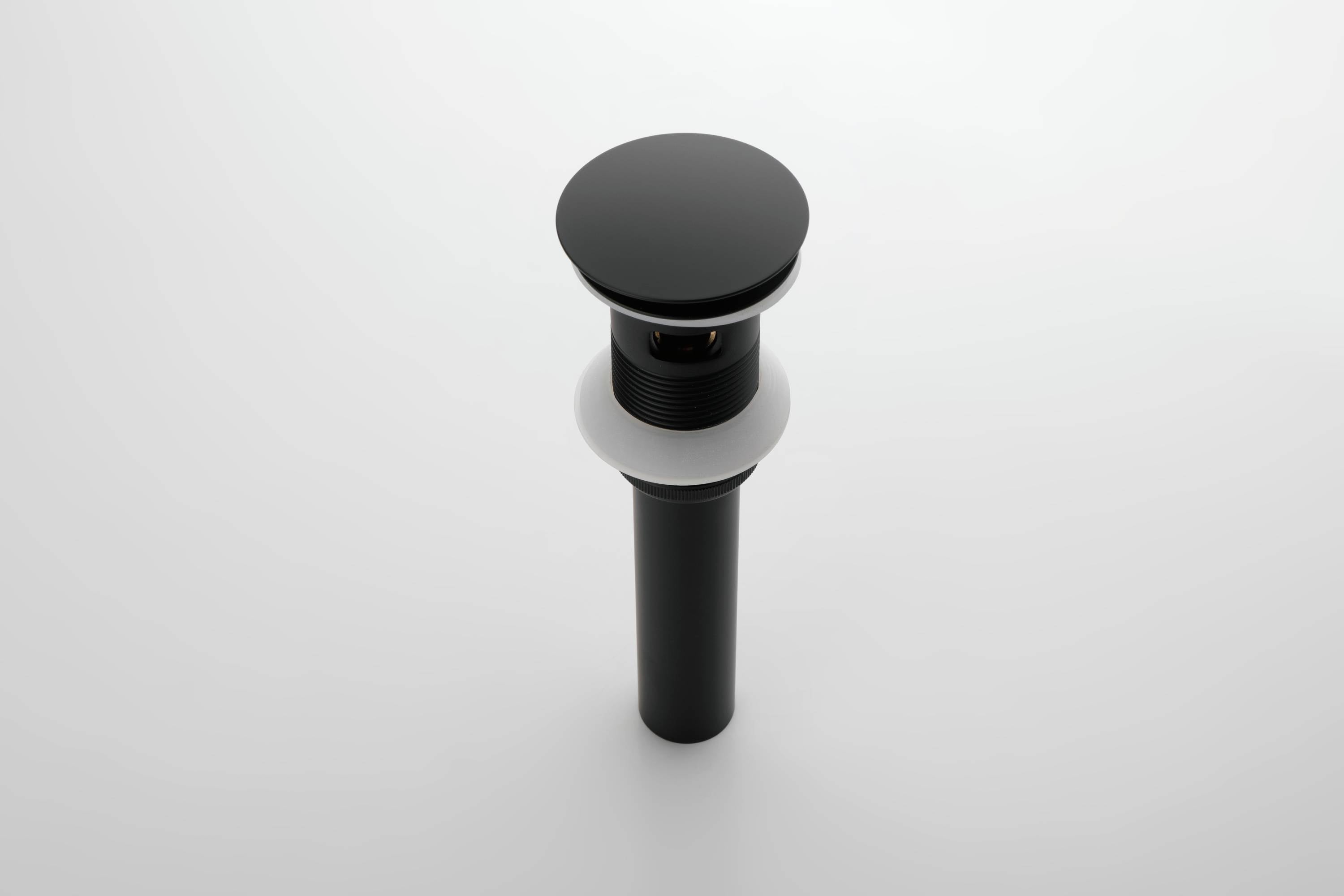 Brushed Gold or matte black or brushed nickel Bathroom Sink Faucet single handle with pop up overflow brass drain