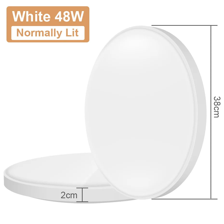 Versatile LED Panel Light - Choose from 12W, 24W, 36W, or 48W - Radar Sensor or Regular LED Downlight for Indoor Spaces
