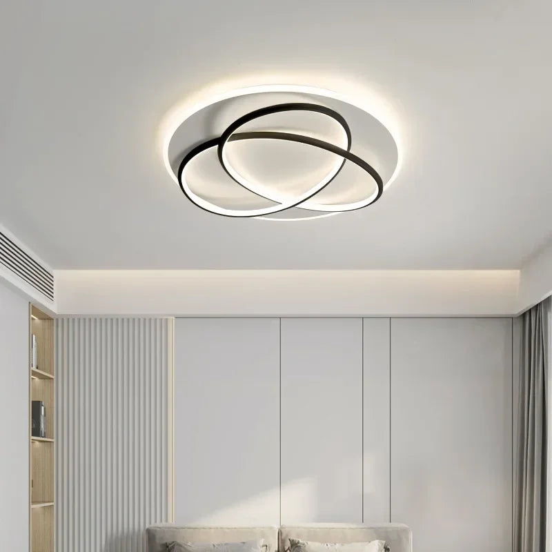 Modern LED Ceiling Lamp - Perfect for Living, Dining Room, Bedroom, Study, Restaurant, Balcony - Stylish Indoor Lighting Fixture Lustre for Home Decoration