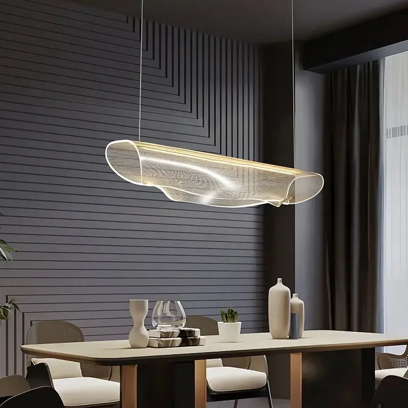 Contemporary Irregular Acrylic LED Chandeliers - Illuminate and Elevate Your Living and Dining Spaces