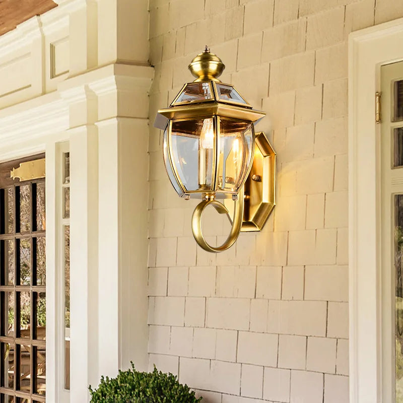 Alanna  - European-Style All-Copper Wall Light - Classic Elegance for Every Space