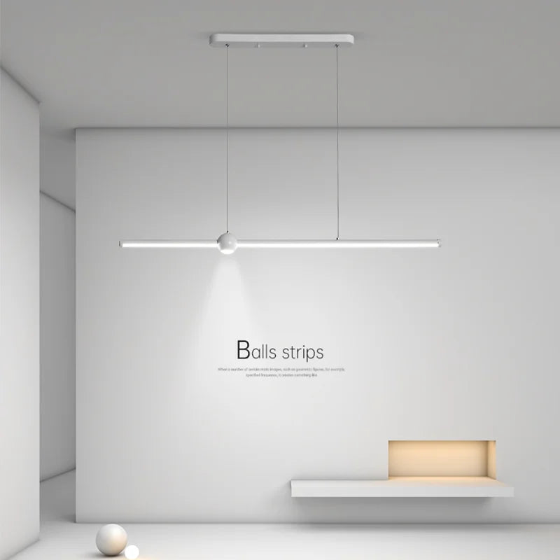 Nordic LED Chandelier - Minimalist Design for Restaurants, Bars, Living Rooms, and Bedrooms