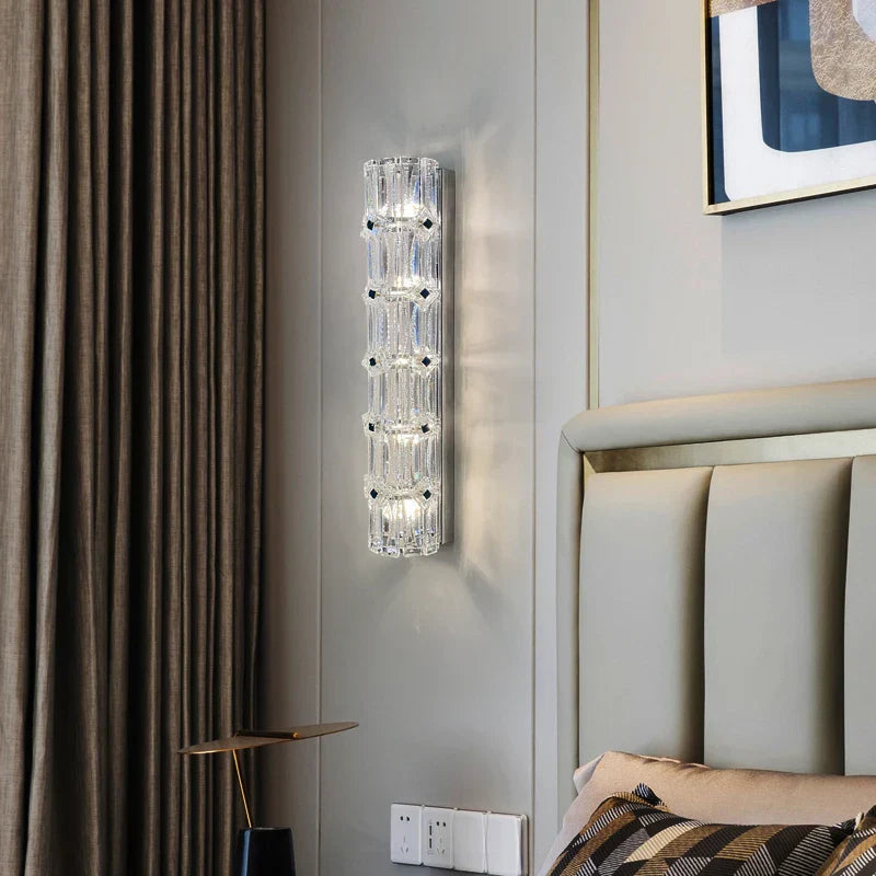 Mila Crystal Wall Lamp - Luxury Living Room and Bedroom Illumination