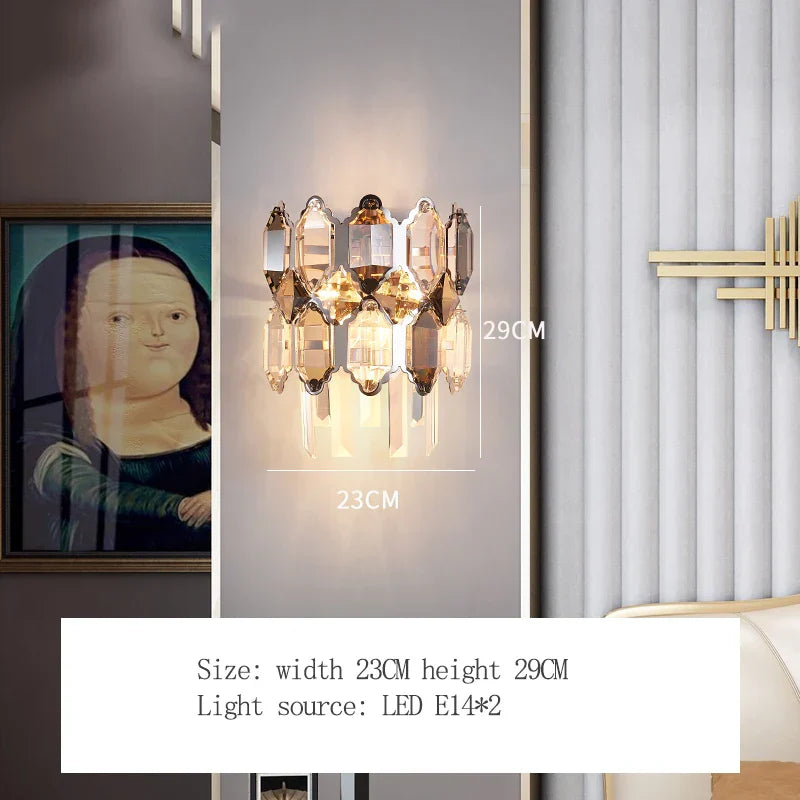 Elegant Crystal Chandelier with a Touch of Light Luxury - Post-Modern Golden Beauty for Living Rooms, Dining Rooms, and Bedrooms