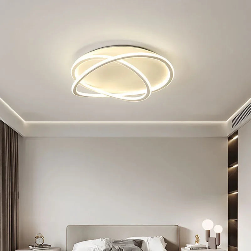 Modern LED Ceiling Lamp - Ideal for Living, Dining Room, Bedroom, Study Room, Restaurant, Balcony - Elegant Indoor Lighting Fixture Lustre for Home Decor