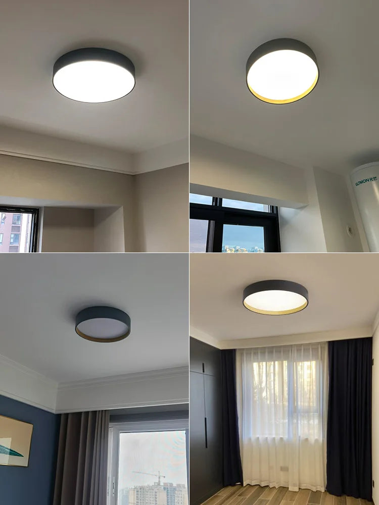 Modern Round LED Chandelier - Illuminating Elegance for Living, Dining, and More