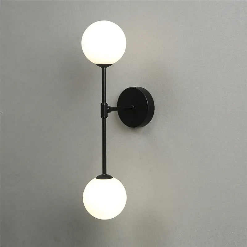 Post-Modern Wall Lamps - LED Golden Glass Wall Light with G9 Bulb for Nordic Creative Bedroom, Living Room, Aisle, and Bedside