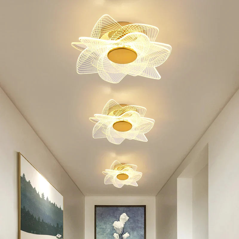 LED Ceiling Light Acrylic led ceiling Lamp Living Room Bedroom Creative Lamp Minimalist Balcony Cloakroom Lighting Fixture