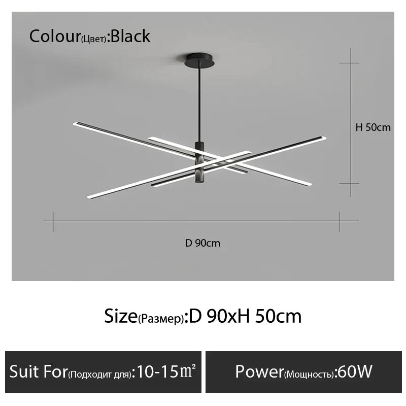 New Modern Minimalist Chandelier - Elevate Your Space with Nordic Elegance