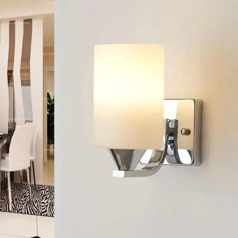 Modern E27 LED Glass Wall Lamp - Stylish Lighting for Your Home