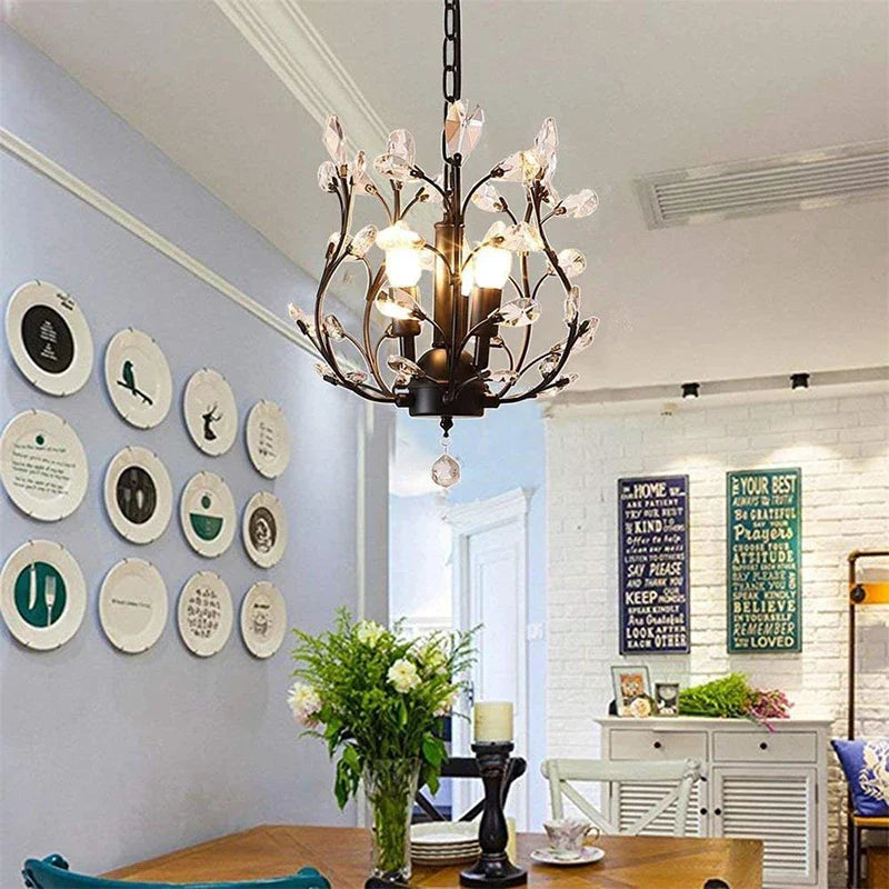 Modern Crystal Chandelier - Perfect for Living Rooms, Dining Areas, and Bedrooms