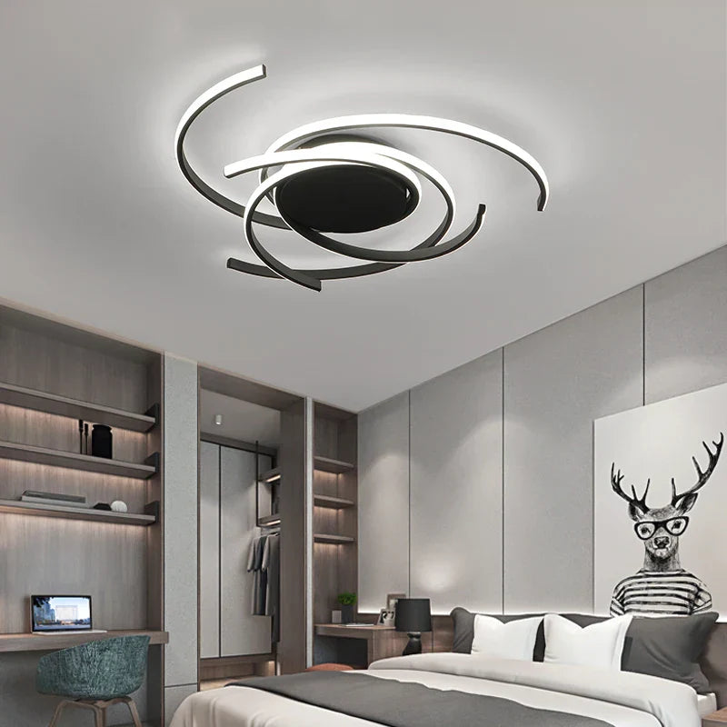 New LED Chandelier - Ideal for Living Room and Bedroom - Modern LED Ceiling Chandelier Lamp - Elegant Lighting Fixture for Home Decor