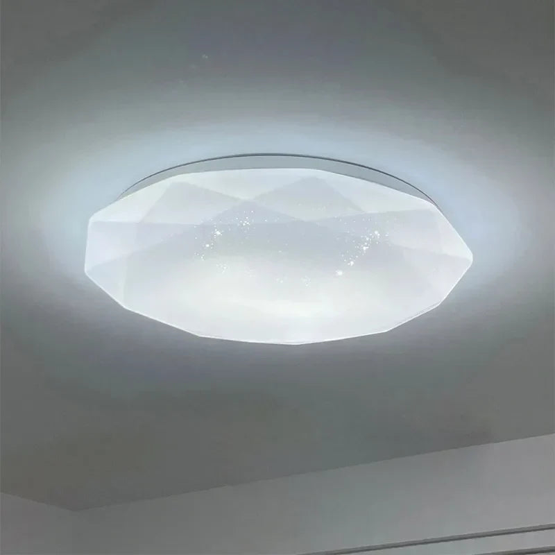 Starry Sky LED Ceiling Lamp - Modern Lighting Fixture for Dining Room, Living Room, and Bedroom - 36W and 24W Options