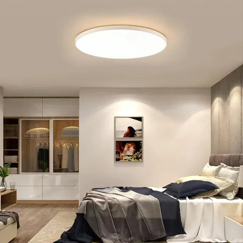 Modern LED Ceiling Chandelier - Versatile Lighting for Large Rooms - Available in 48W, 36W, and 20W