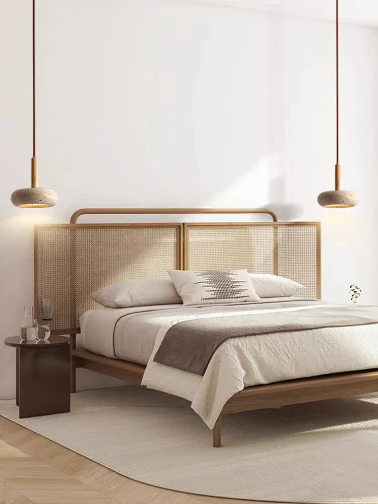 Hole Stone Wabi-Sabi Restaurant Chandelier - Illuminate Your Space with Nordic Log Elegance