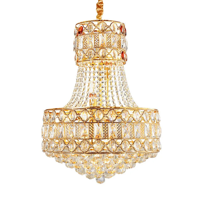 Modern Living Room Chandelier - Light Luxury Crystal Elegance for Dining Rooms, Hotels, Villas, and Bedrooms