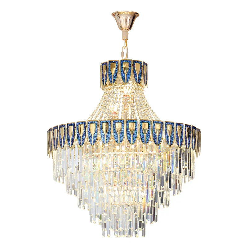 High-End Crystal Chandelier - Artistic Lighting for Living and Dining Spaces, Luxury Hotels, and Duplex Homes
