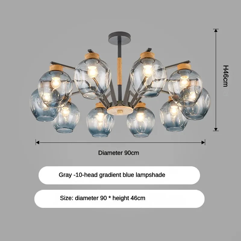 Modern LED Magic Beans Ceiling Chandeliers - Molecular Elegance for Living and Dining Spaces