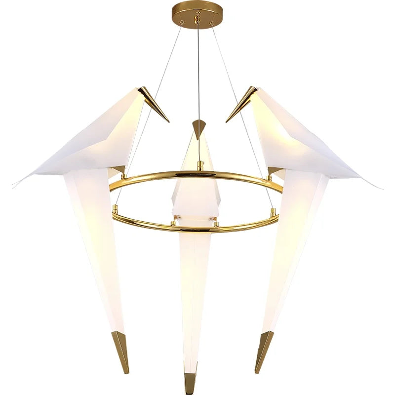 Modern Bird Cage Chandelier - Stylish Interior Decor Lighting Fixture for Living Room, Restaurant, and Bedroom