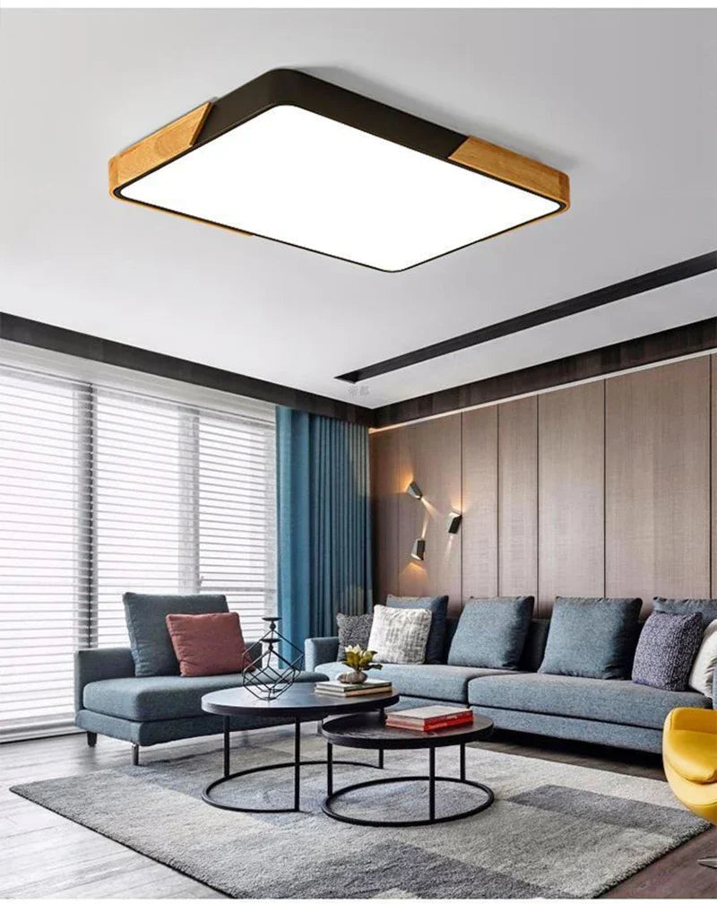 Macaron Round LED Ceiling Lamp - Modern Simple Atmosphere Lighting Fixture for Home Decor