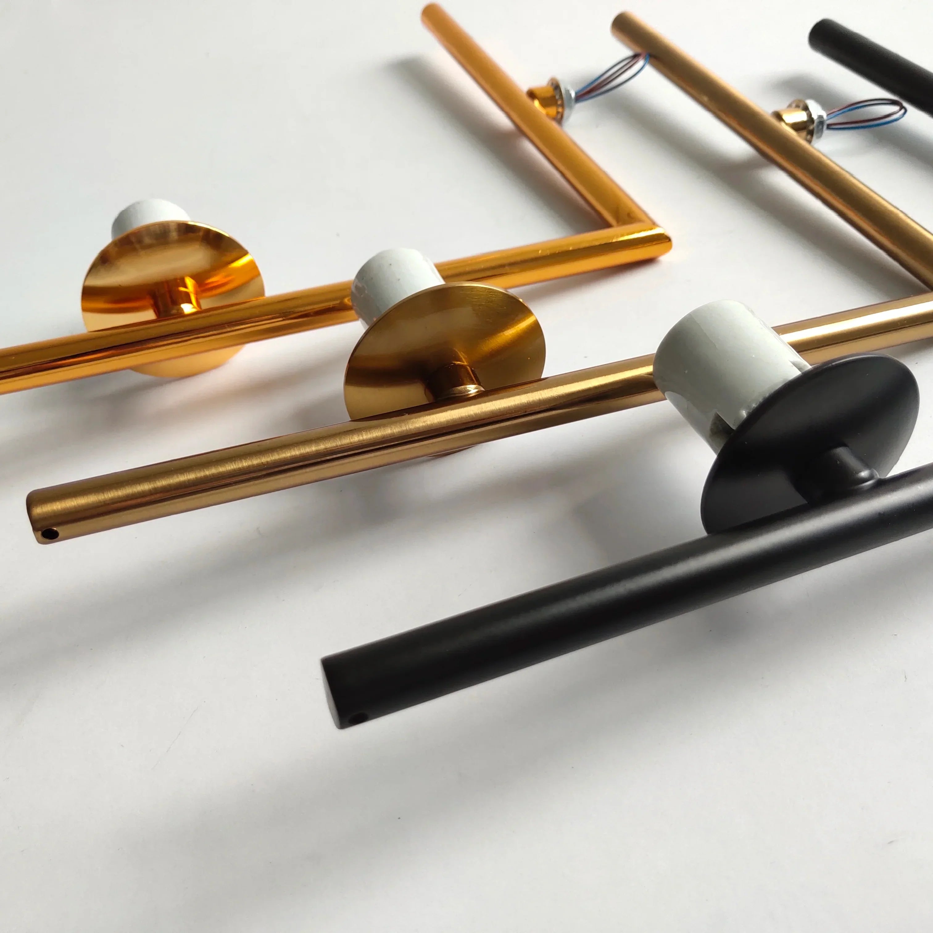 Modern Gold Wall Lamp - Stylish Wall Sconce with Bean Glass Ball Design - LED Round Ball Wall Light for Foyer, Bedroom, Bedside, Corridor, Loft