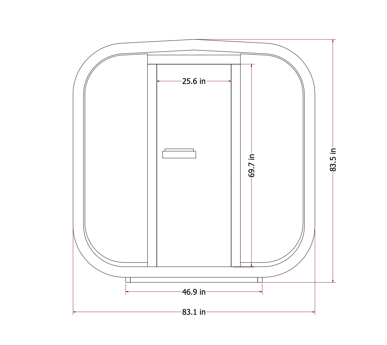 Mande Spa MW12 ThermoWood Outdoor Sauna