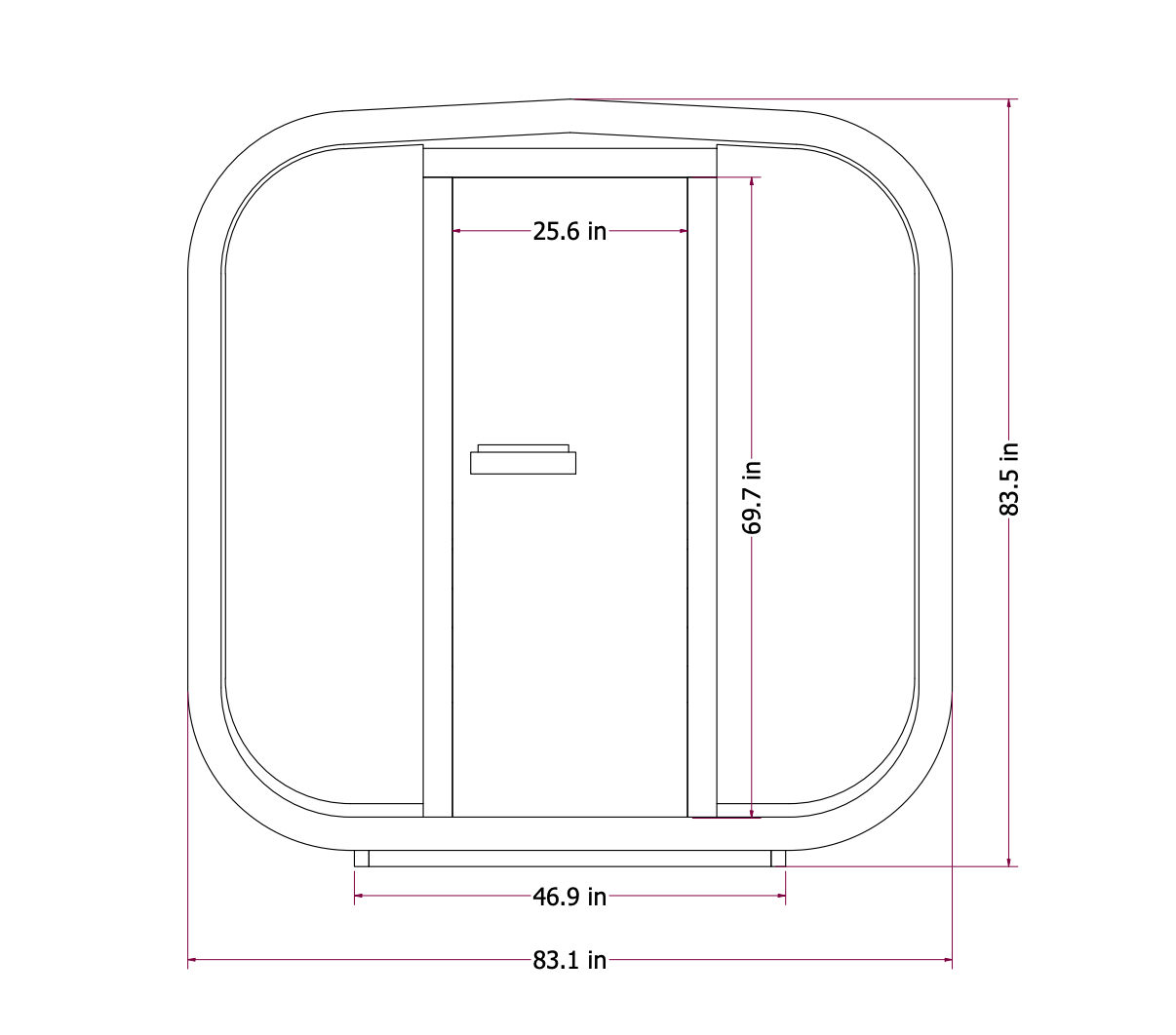 Mande Spa MW20 ThermoWood Outdoor Sauna