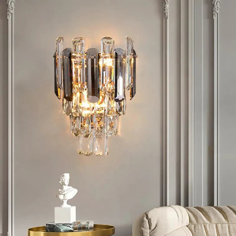 Stella - Crystal New Indoor Decorative Modern LED Wall Lamps For Bedroom Bedside Living Study Room Corridor Aisle Home Lights Lighting