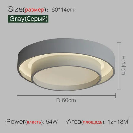 Nordic Bedroom Lamp - Minimalist Modern Ceiling Lamp for Designer Living Room, Kitchen, Study Lighting, and Home Decor