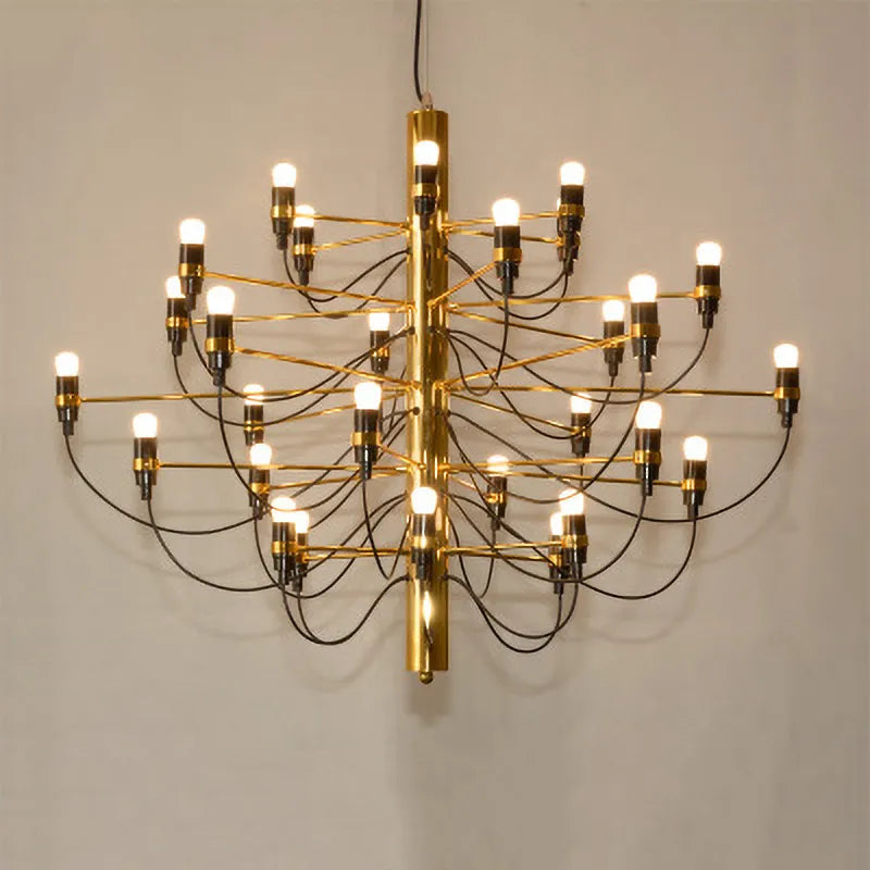 Vintage Creative LED Chandeliers - Candle Light Italian Design Pendant Lighting for Living, Dining Room, Hall Decor, and Suspensions